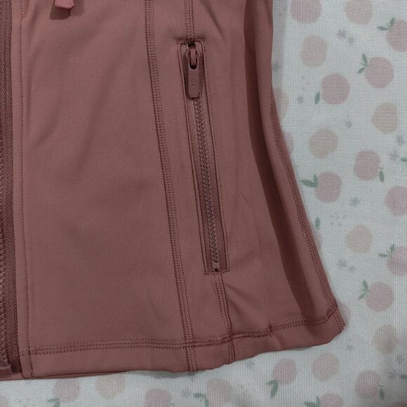 Lululemon Hooded Soft Pink Yoga Zip-Up Jacket - Picture 2 of 7